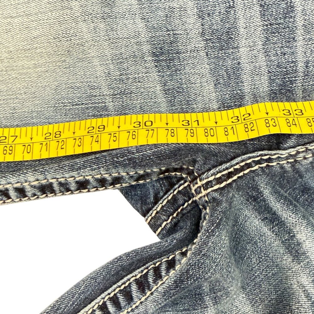 Miss Me Jeans Signature Straight (JE3074FTR) - Women's 30 - Fleur Di Lis Pocket - Picture 7 of 13